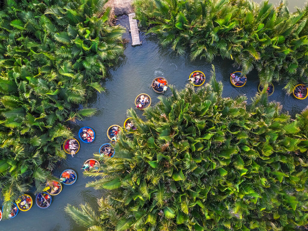  Tour thuyền thúng Rừng Dừa Bảy Mẫu Hội An